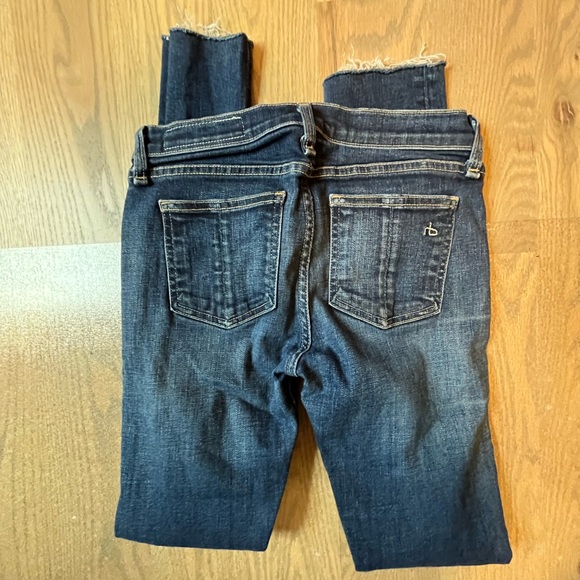NWOT Rag & bone skinny jeans medium wash size 25 - Picture 1 of 8
